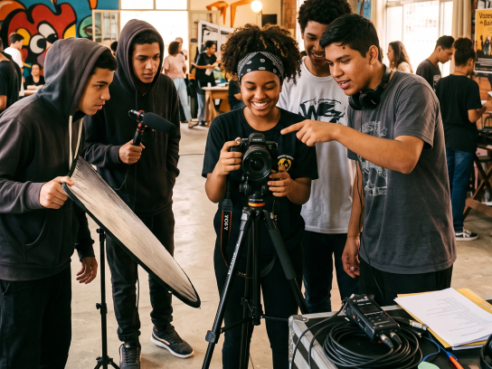 Oficina de Videoclipe — formação audiovisual gratuita para jovens de regiões periféricas do Estado de São Paulo